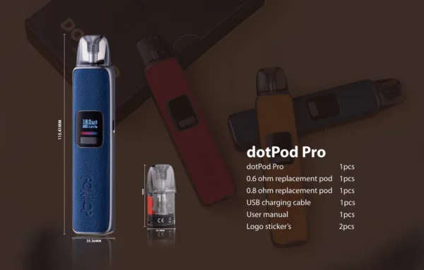 佩特里DOTMOD DOTPOD S PRO 35W電子煙主機空倉煙彈官網：圖片 2