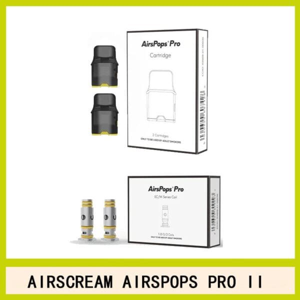 AIRSCREAM AIRSPOPS PRO 氣泡煙彈空倉霧化芯成品芯1.0歐姆