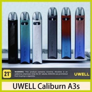 UWELL Caliburn A3S咖哩棒A3S POD電子煙主機官網評價說明書